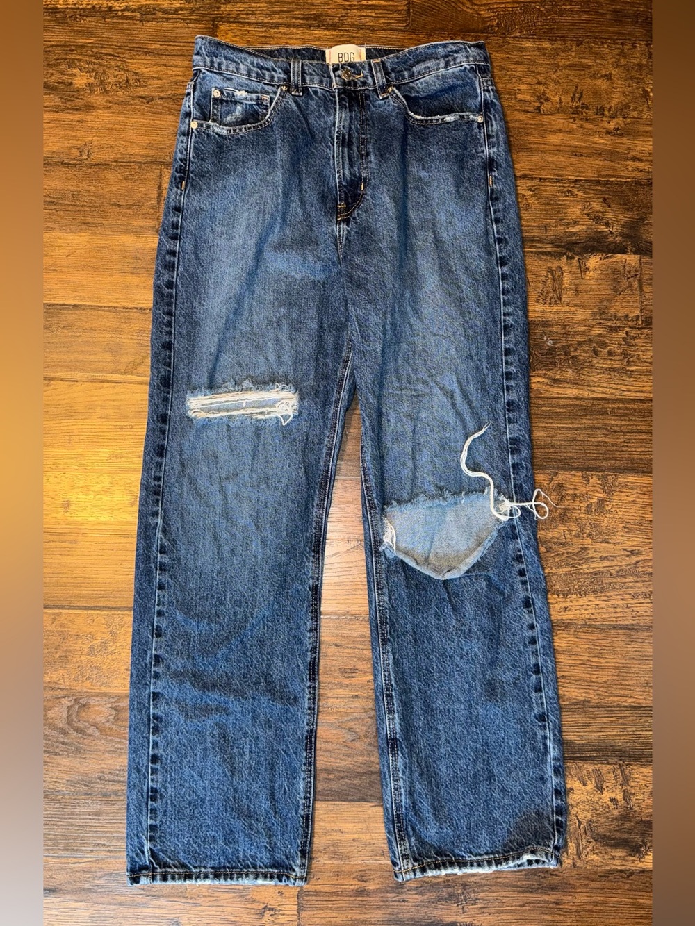 BDG Cowboy Wide Leg Straight Jeans Size 30
